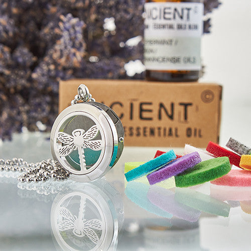 Dragonfly Aromatherapy Essential Oil Necklace | Natural Calm, Wherever You Go