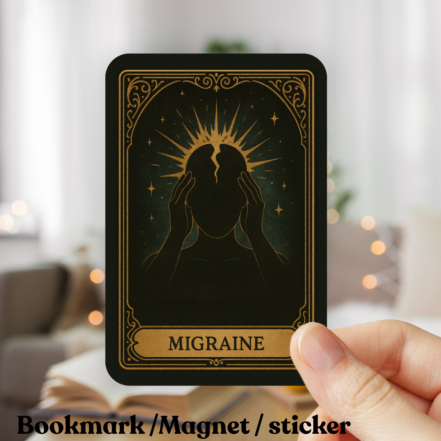 Tarot Deck | Bookmarks | - Chronic Illness Symptom Awareness Tarot Card