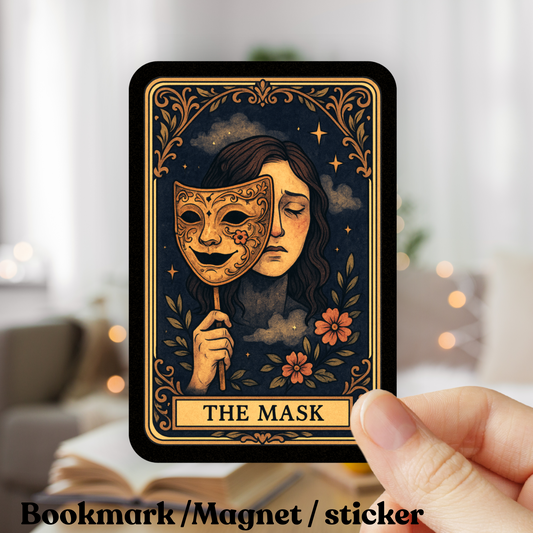 Tarot Deck | PERMANENT VINYL STICKER | - Chronic Illness Symptom Awareness Tarot Card