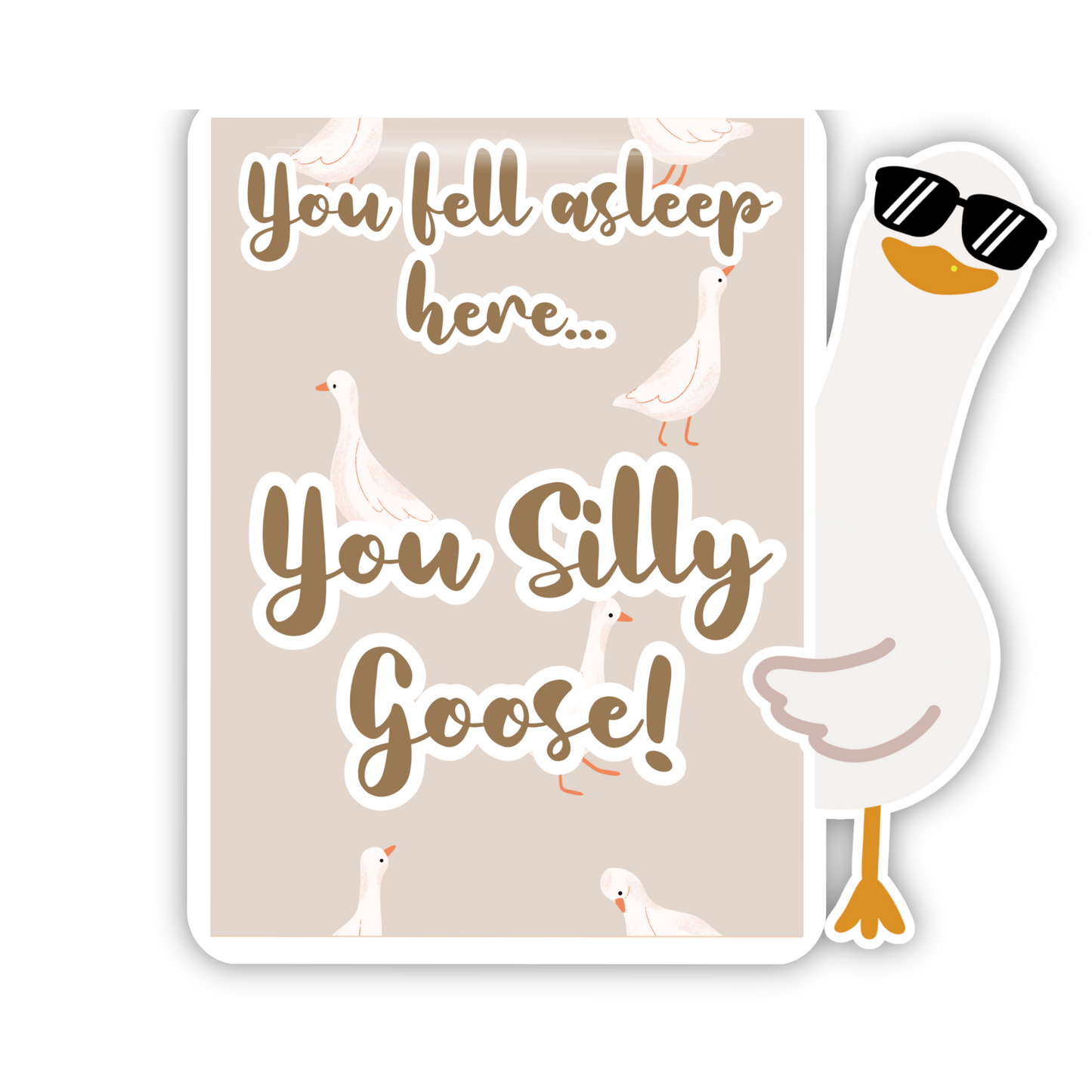 Silly Goose | Magnetic Bookmark For Book Lovers | Bookish