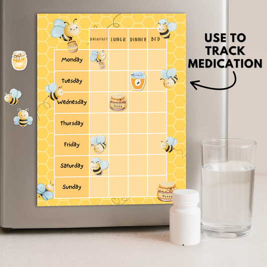 Cats Magnetic Planner | Pill Tracker | Rewards Chart | Habit Tracker