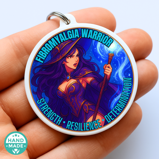 Fibro Warrior Fibromyalgia NFC Scannable Tag