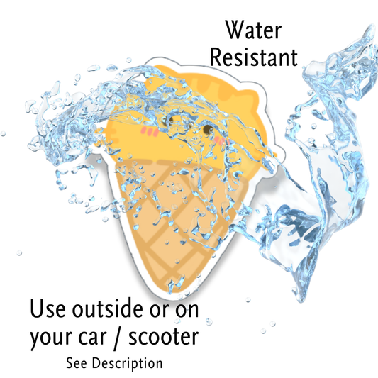 Brain Fog | Chronic Illness Disability Awareness Vinyl Water Resistant Sticker