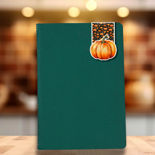 Pumpkin | Autumn | Fall Lover | Magnetic Bookmark For Book Lovers | Bookish