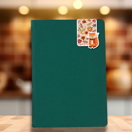 Fall Fox | Autumn Leaves Magnetic Bookmark For Book Lovers | Bookish