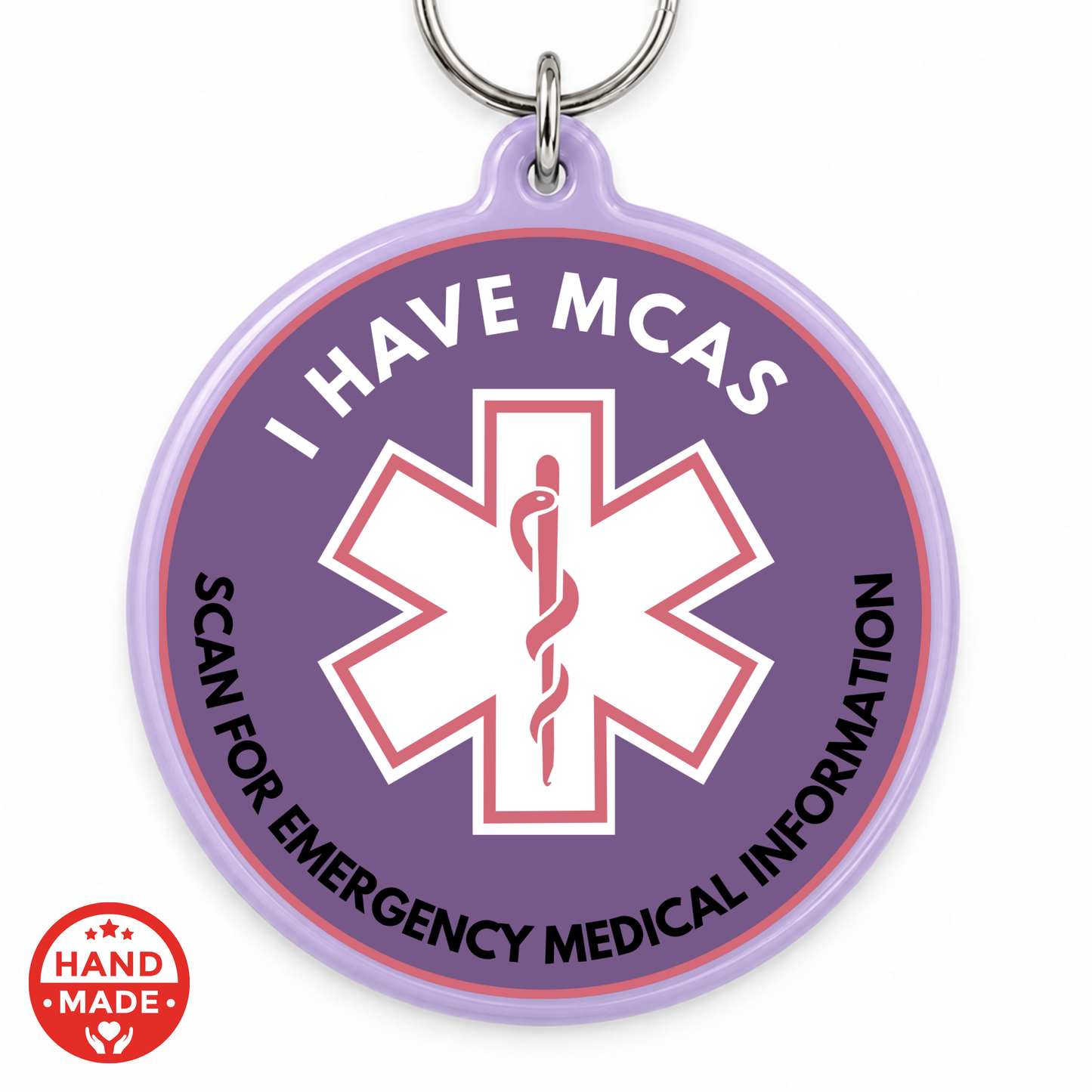 MCAS MAST CELL ACTIVATION | Scannable NFC Keychain
