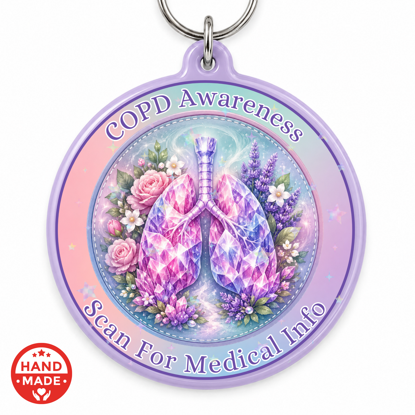 COPD | Scannable NFC MEDICAL Keychain