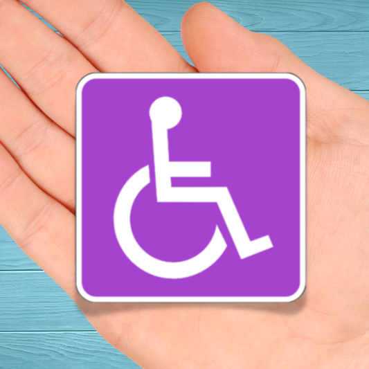 Disability Sticker | Chronic Illness Disability Awareness Vinyl Water Resistant Sticker