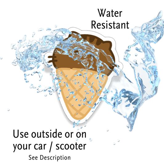 COPD Awareness | Chronic Illness Disability Awareness Vinyl Water Resistant Sticker