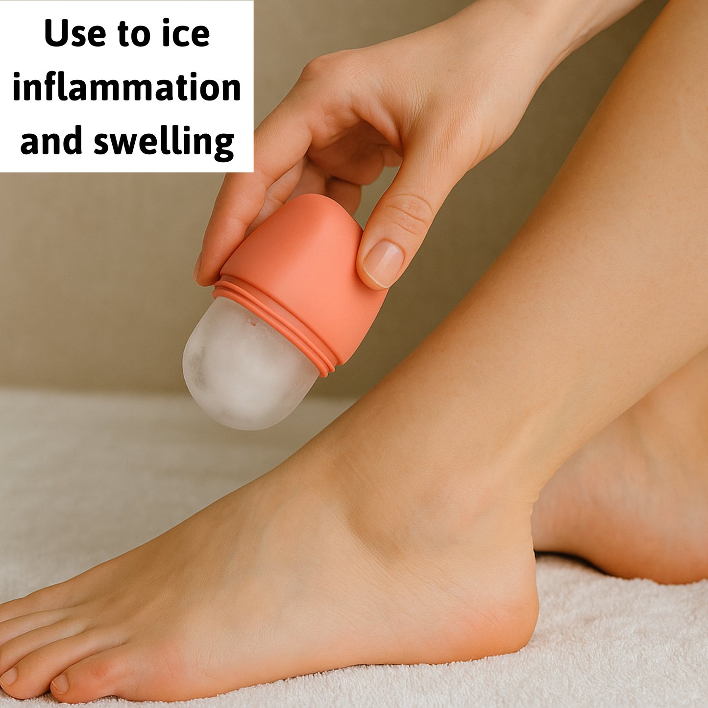 Silicone Ice Roller For Skin And Hot Flashes