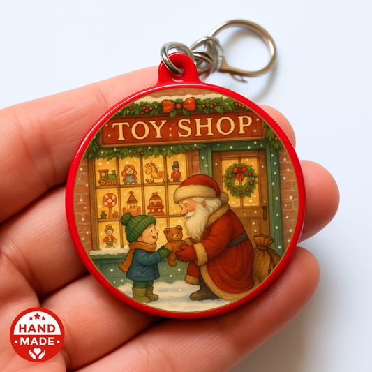 Father Christmas | Santa | Christmas Scannable NFC Keychain