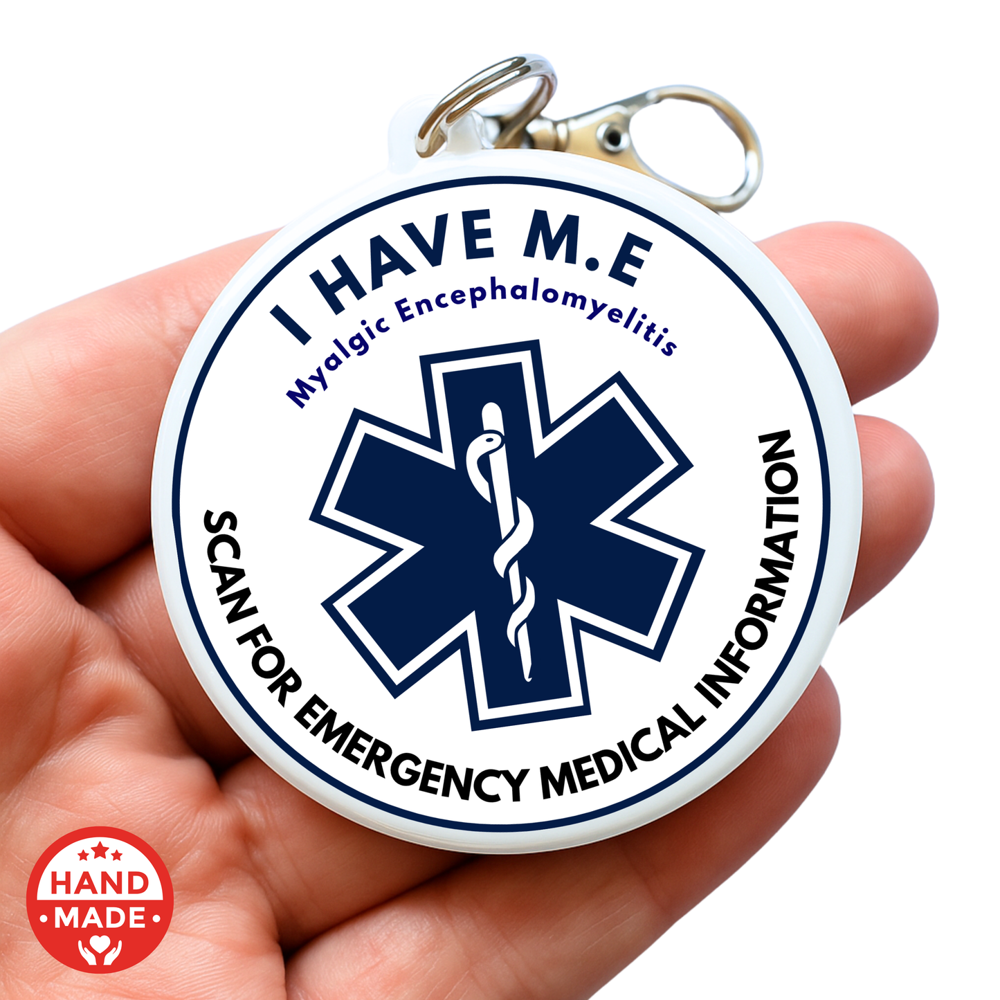 M.E MEDICAL TAG | Scannable NFC Keychain