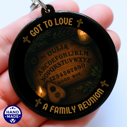 Family Reunion | Spooky Ouija Board | Witchy Halloween Scannable NFC Keychain