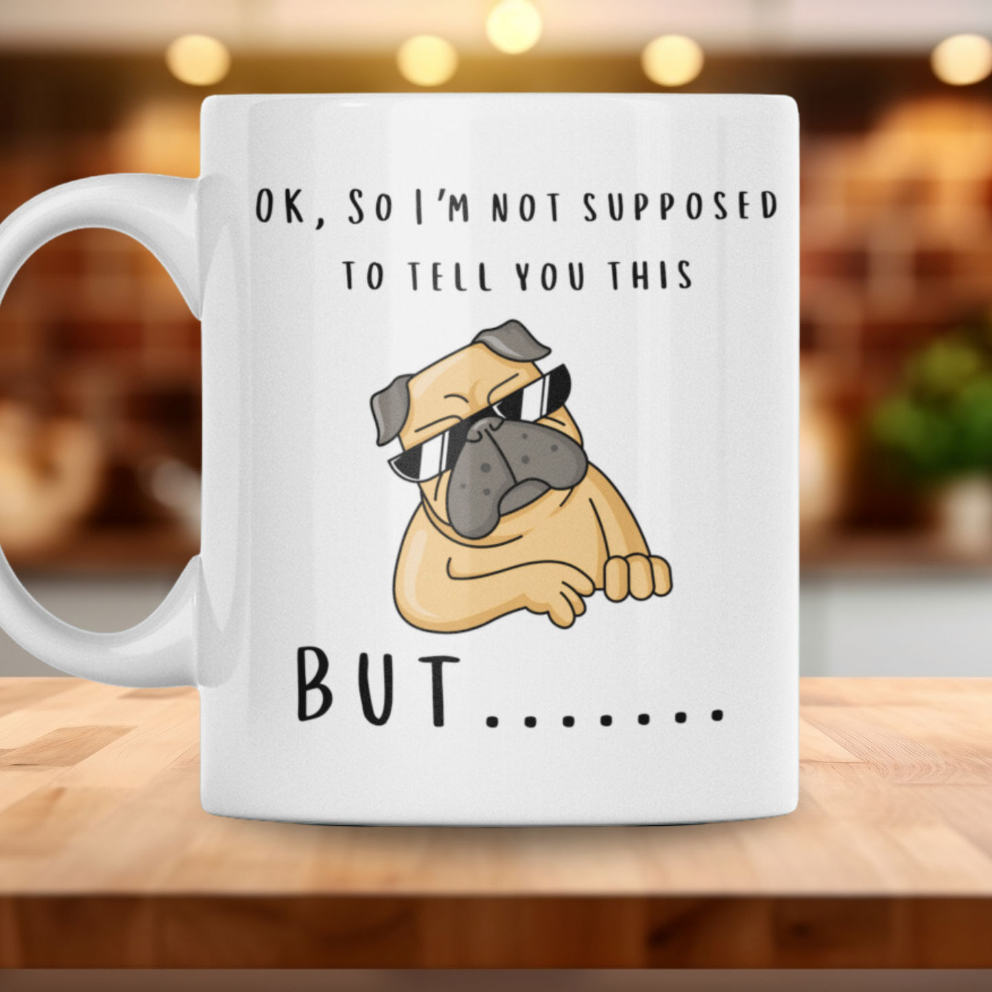 Funny Pug Mug