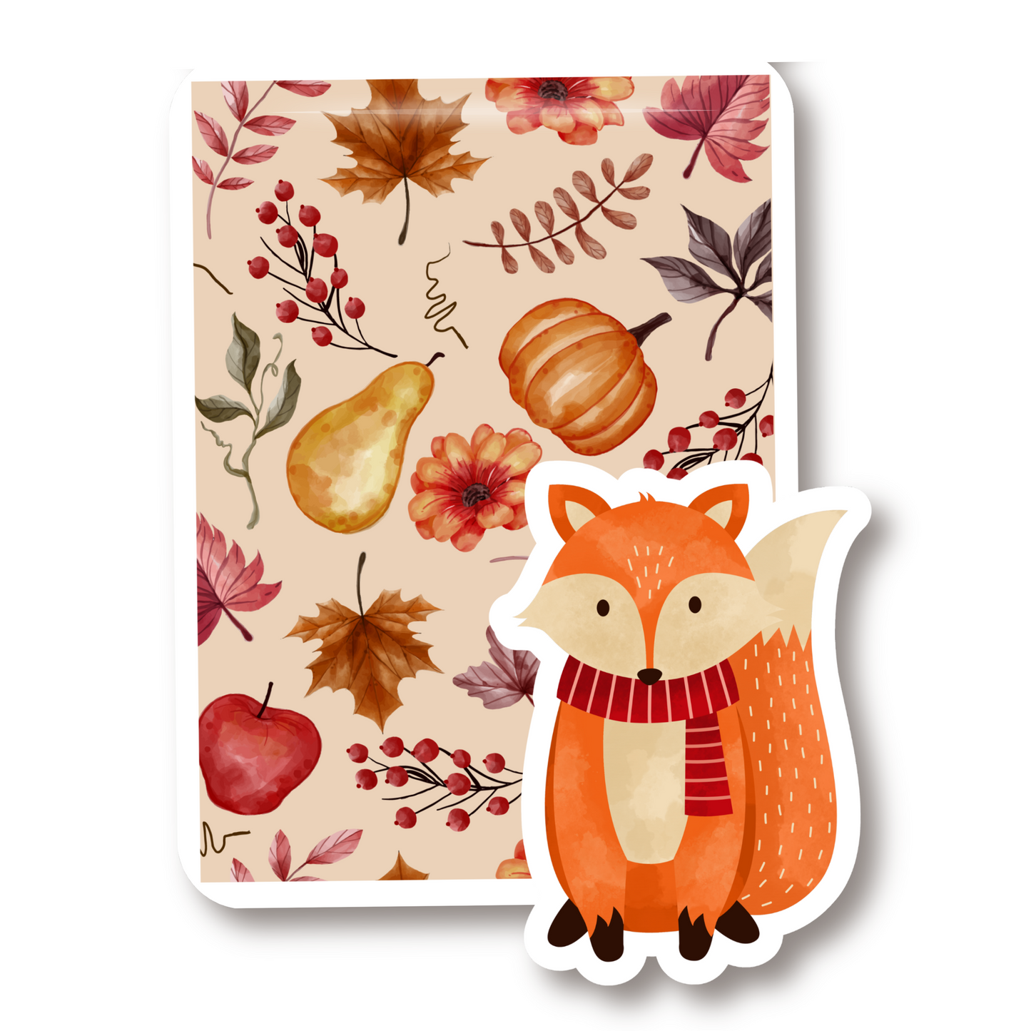 Fall Fox | Autumn Leaves Magnetic Bookmark For Book Lovers | Bookish