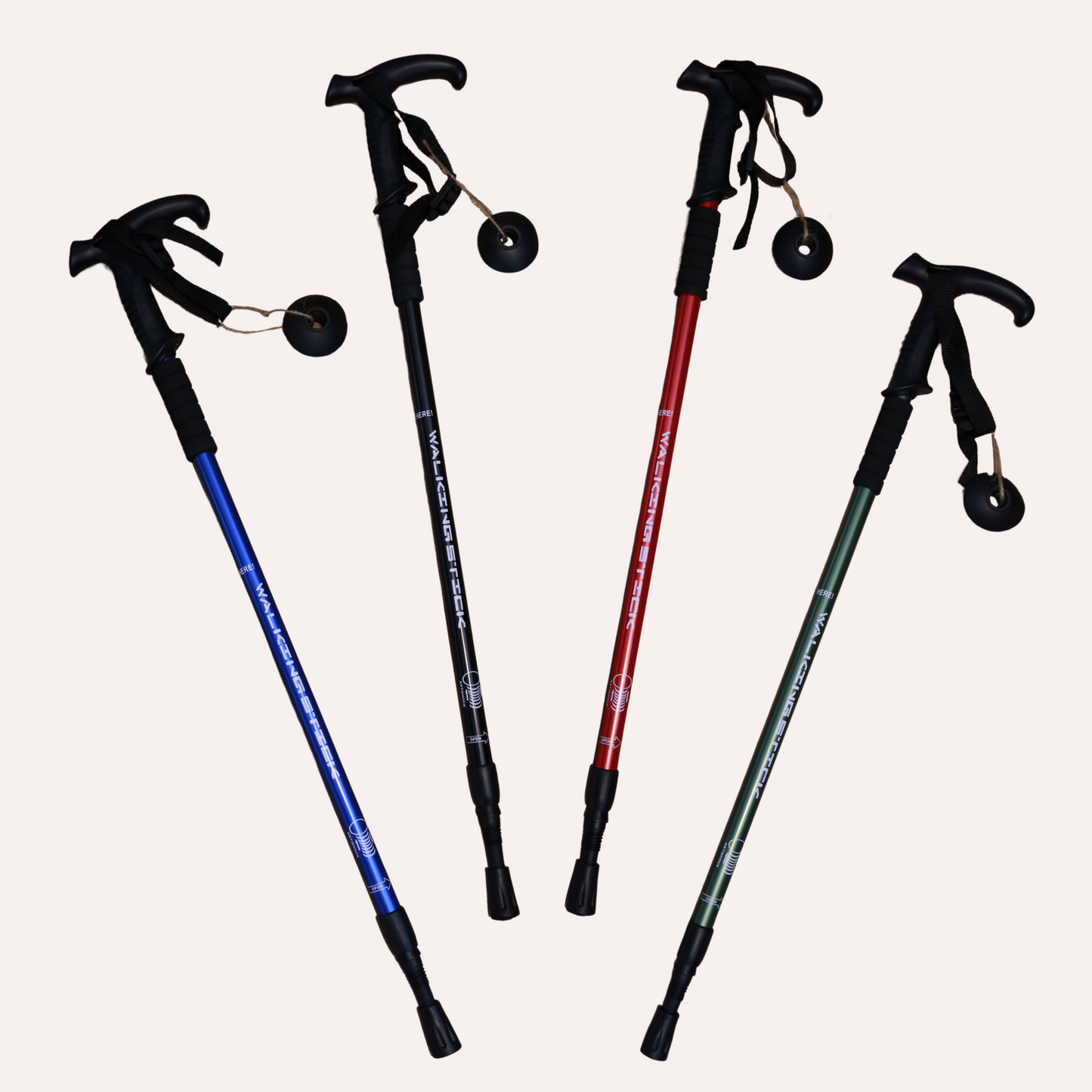 Adjustable Shock Absorbing Walking Stick