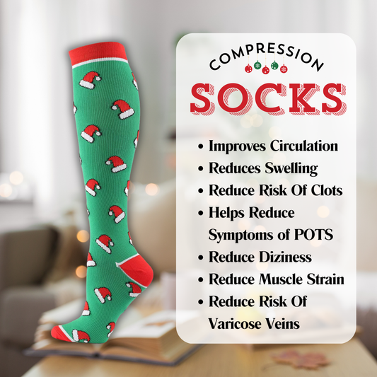 Christmas Compression Socks Hats