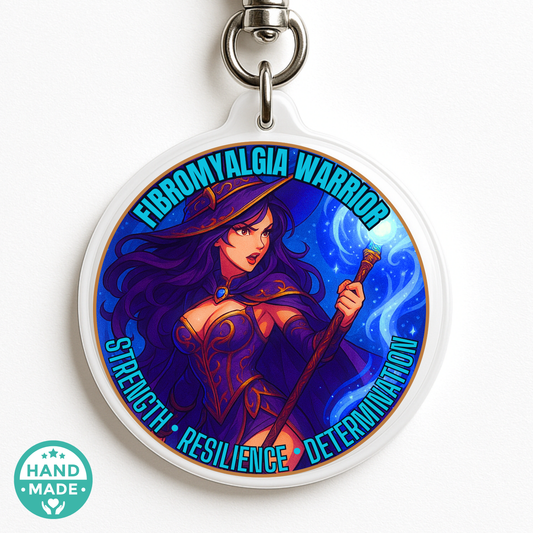 Fibro Warrior Fibromyalgia NFC Scannable Tag