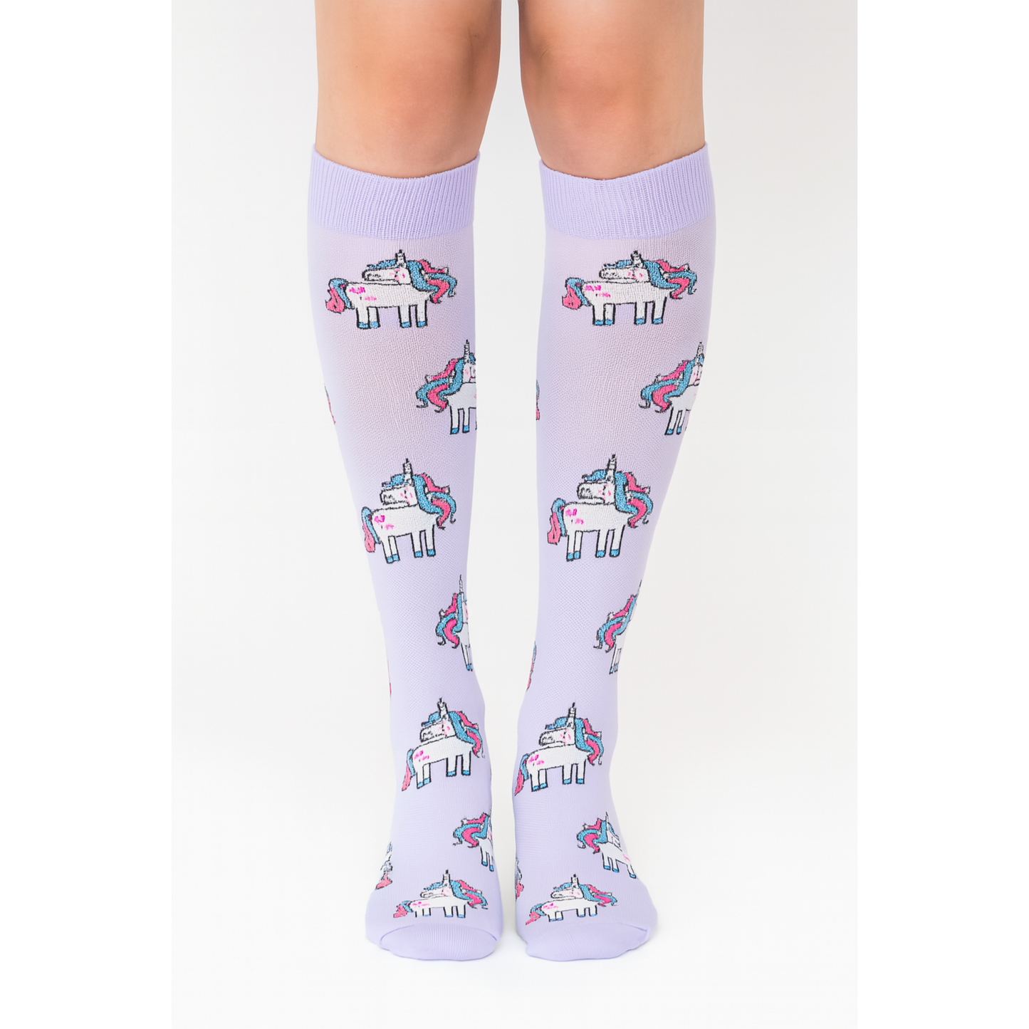 Purple Unicorn Fantasy Compression Socks | Cute Fun Non Medical | Unisex