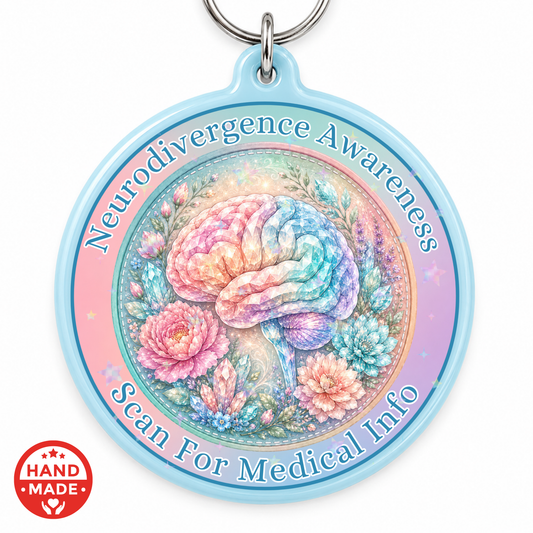 NEURIDIVERGENCE   ADHD AUTISM | Scannable NFC MEDICAL Keychain