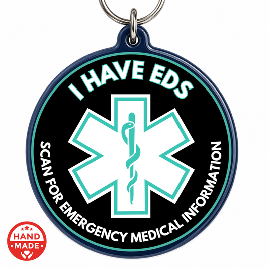 EDS - Ehlers Danlos TAG  | Scannable NFC Keychain