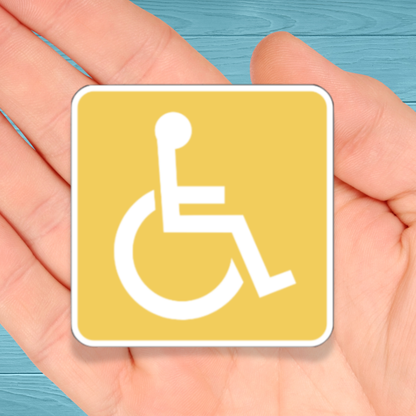 Disability Sticker | Chronic Illness Disability Awareness Vinyl Water Resistant Sticker