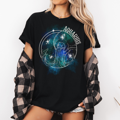 Aquarius - Star Sign Astrology Tee