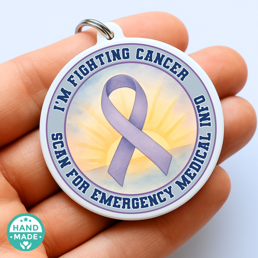 Cancer Emergency Medical Alert Tag 