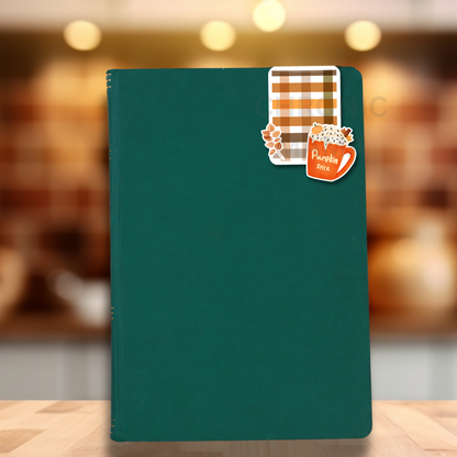 Pumpkin Spice Latte Magnetic Bookmark