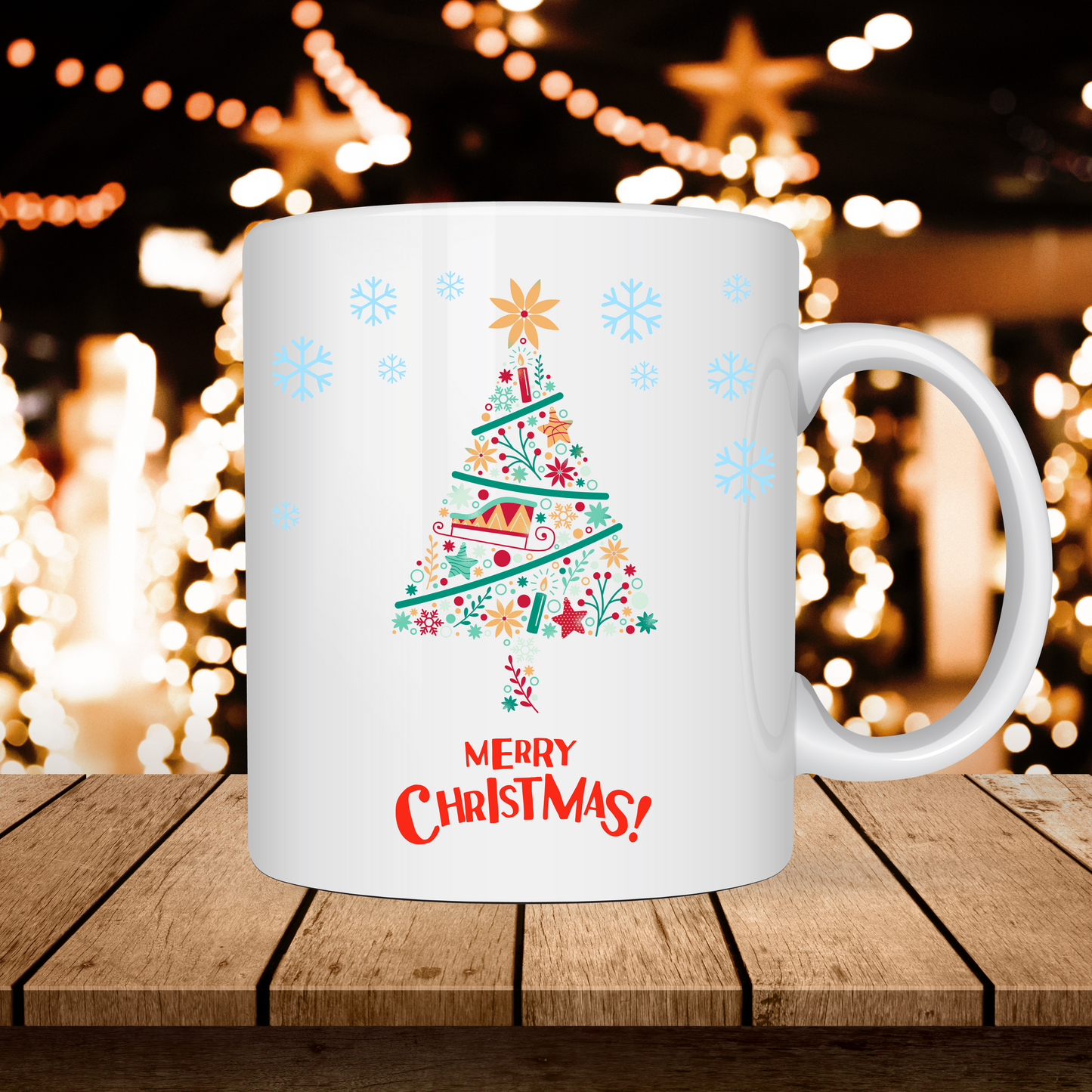 Merry Christmas Tree Mug