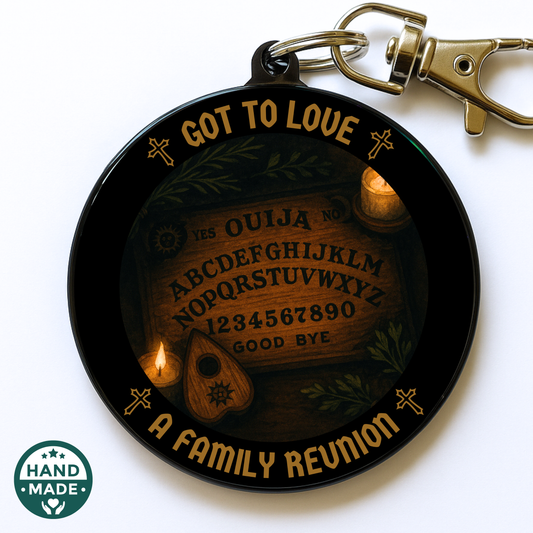 Family Reunion | Spooky Ouija Board | Witchy Halloween Scannable NFC Keychain