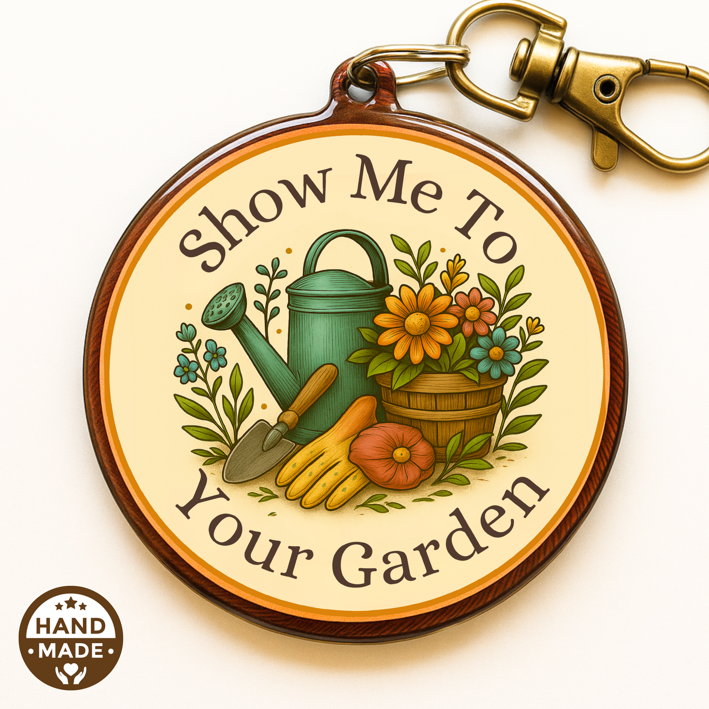 Show Me To Your Garden - Gardening | Scannable NFC Keychain