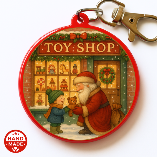 Father Christmas | Santa | Christmas Scannable NFC Keychain