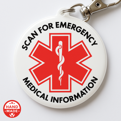 Emergency Alert  | Emergency Alert Scannable NFC Keychain