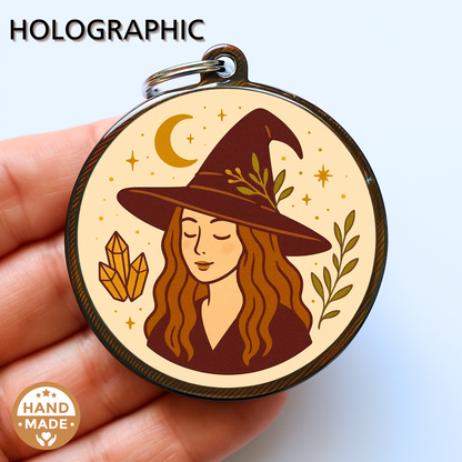 Autumn Witch | Scannable NFC Keychain