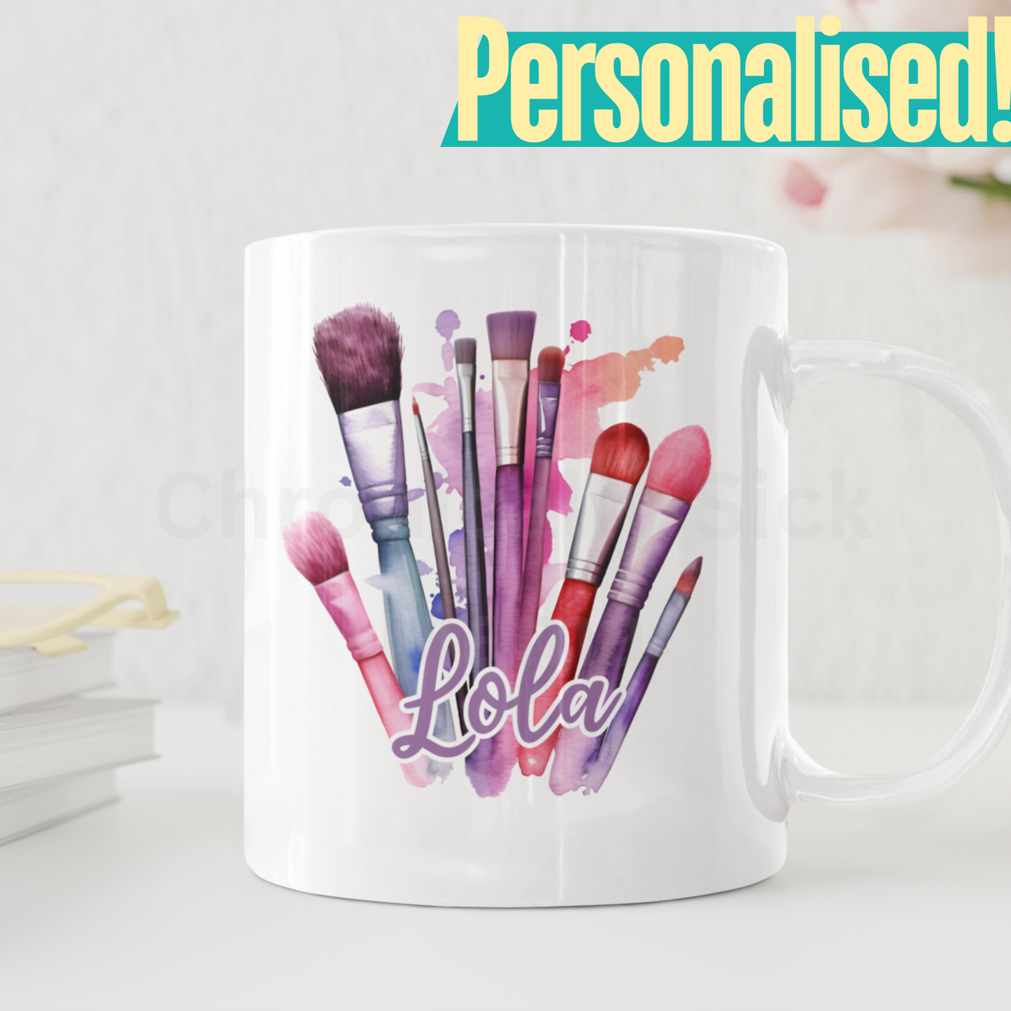 Custom Personalised Makeup Mug