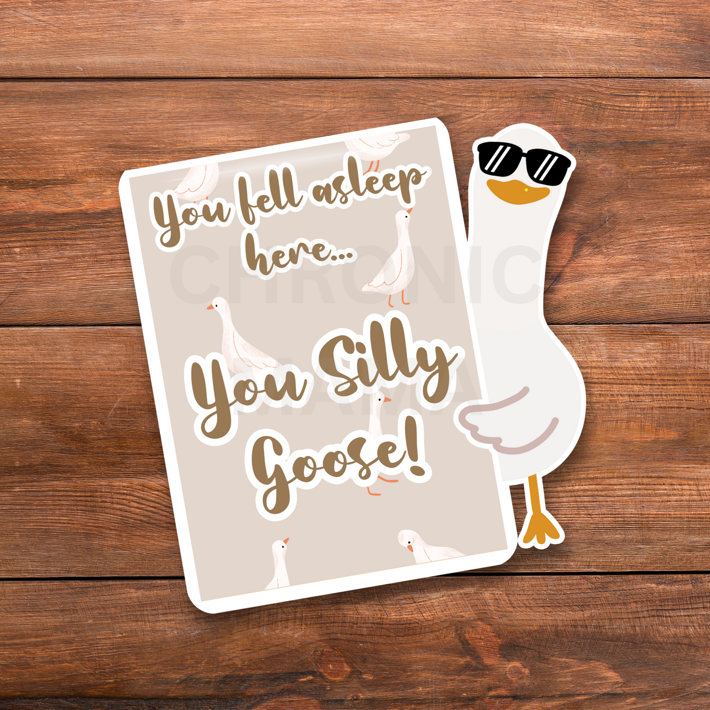 Silly Goose Magnetic Bookmark