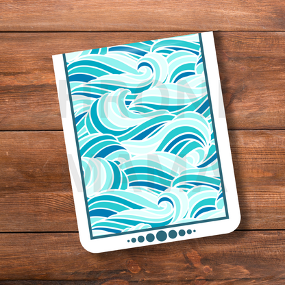 Ocean Waves Magnetic Bookmark