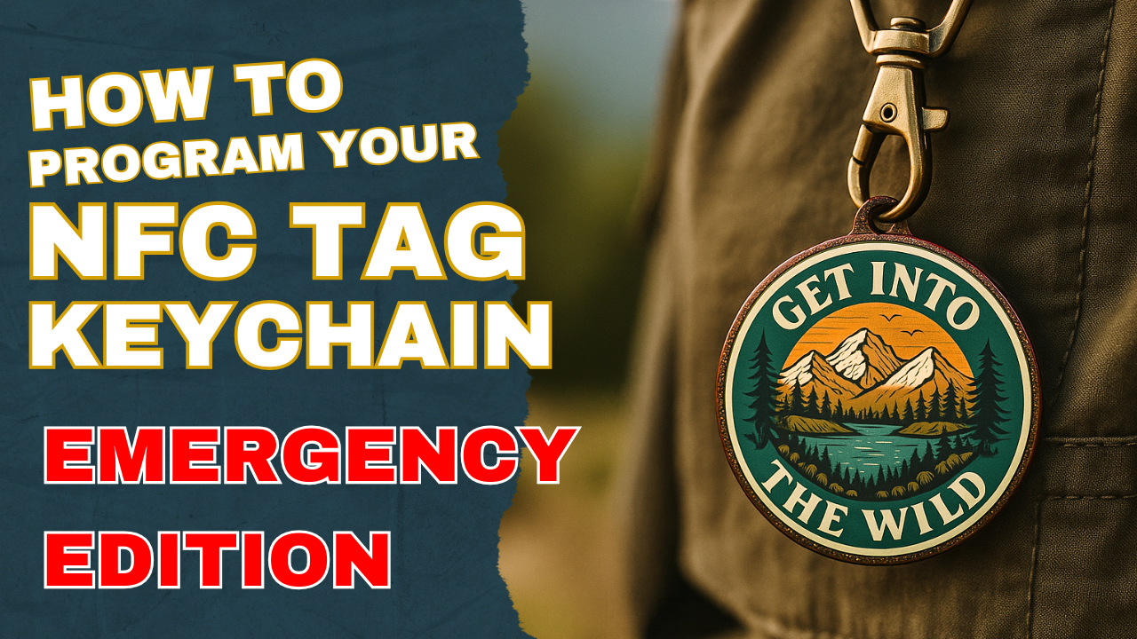 Load video: A quick guide How to program your NFC Tag Keychain