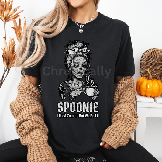 Spoonie Zombie Girl Tee