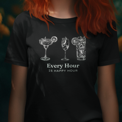 Happy Hour Tee - Grab a Cocktail!