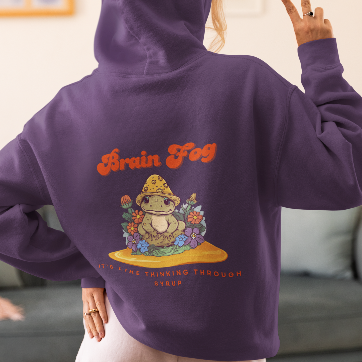 "Brain Fog" Hoodie – Mental Health Awareness unisex hoodie