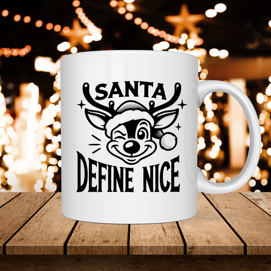 Cheeky Reindeer Christmas Mug