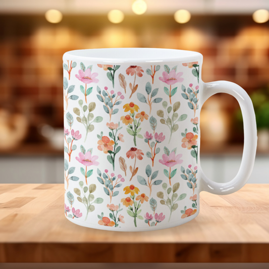 Country Cottage Wildflower Mug