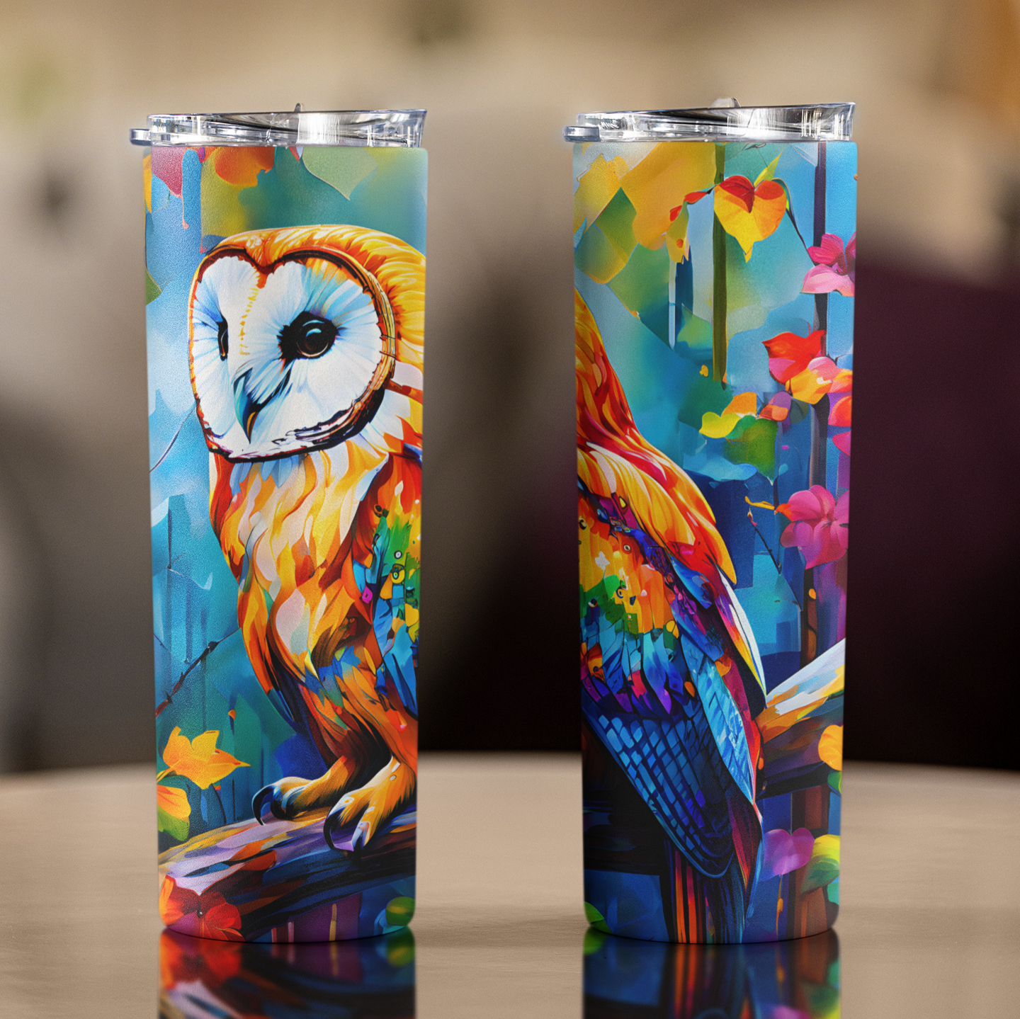 Rainbow Art Collection - Barn Owl One