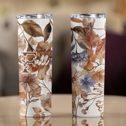 Fall Floral Tumbler