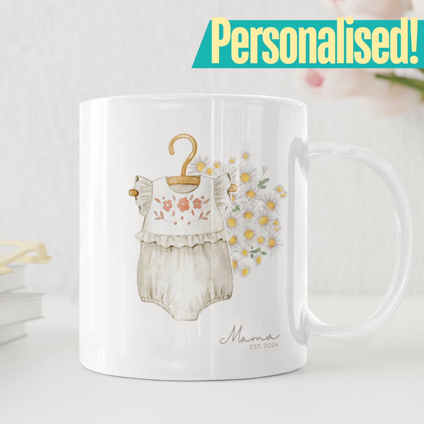 Custom New Baby Gift Mug