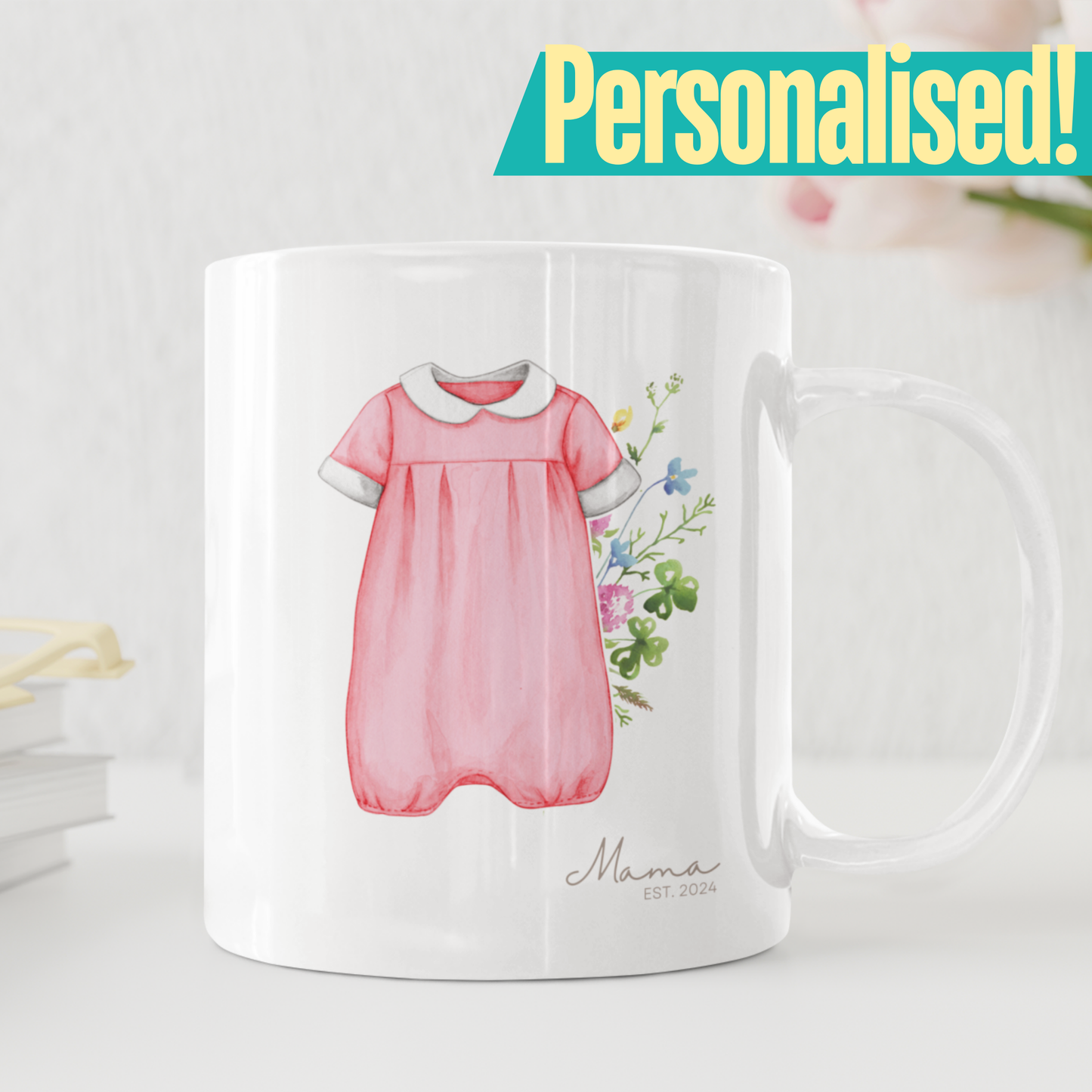 Custom New Baby Gift Mug