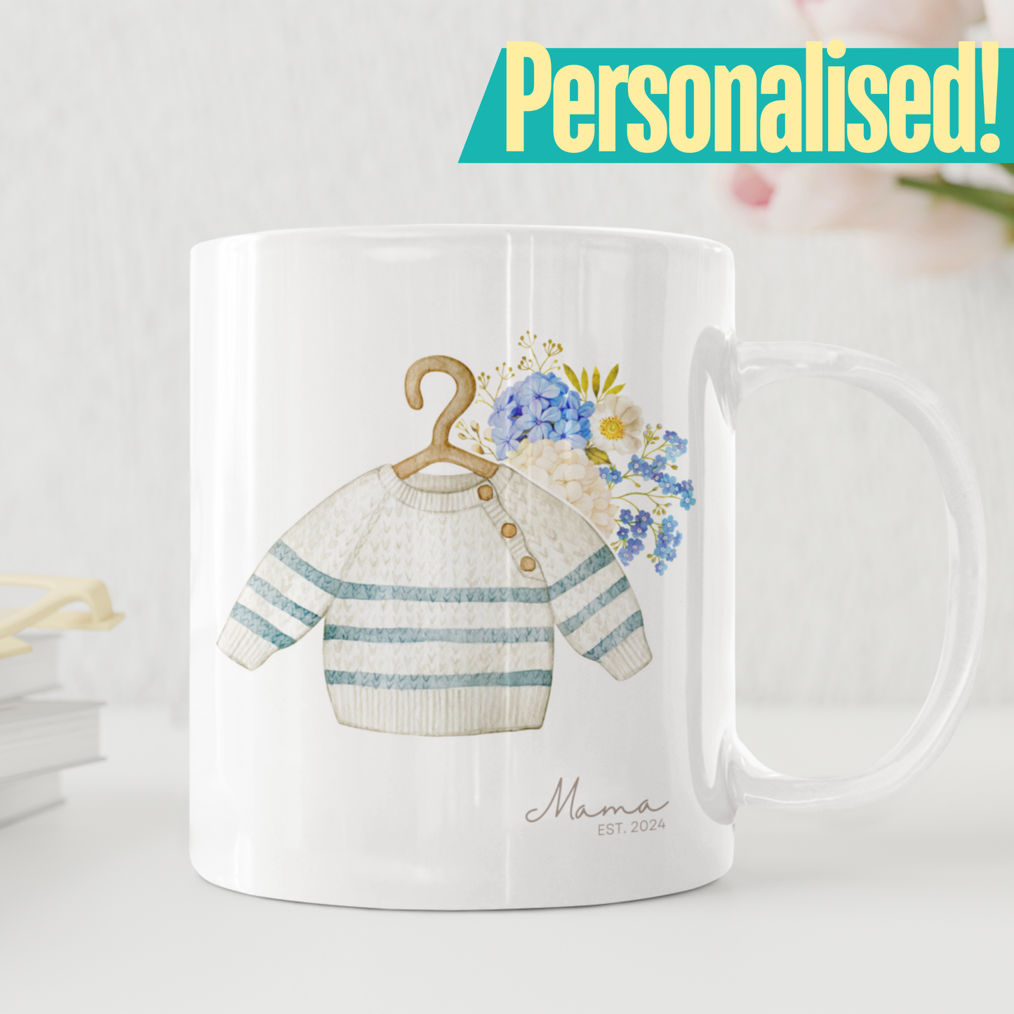 Custom New Baby Gift Mug